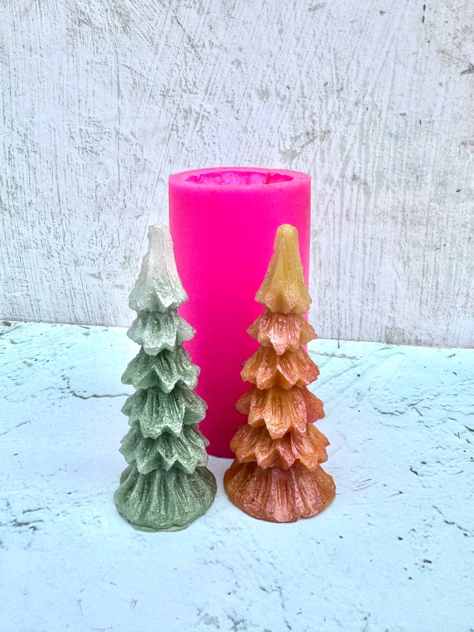 قالب سیلیکونی کاج 6طبقه