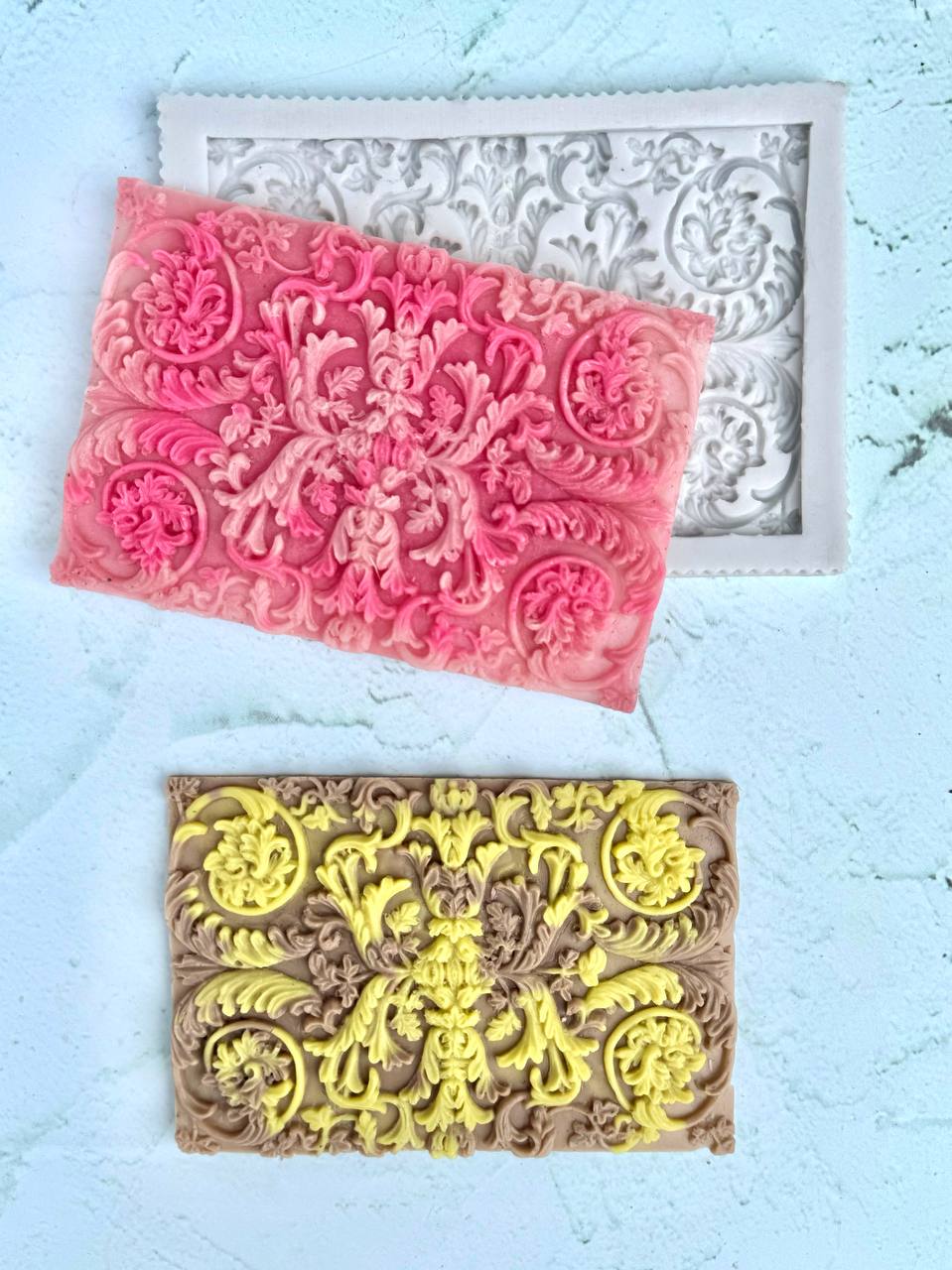 قالب سیلیکونی صفحه حاشیه ای منبت