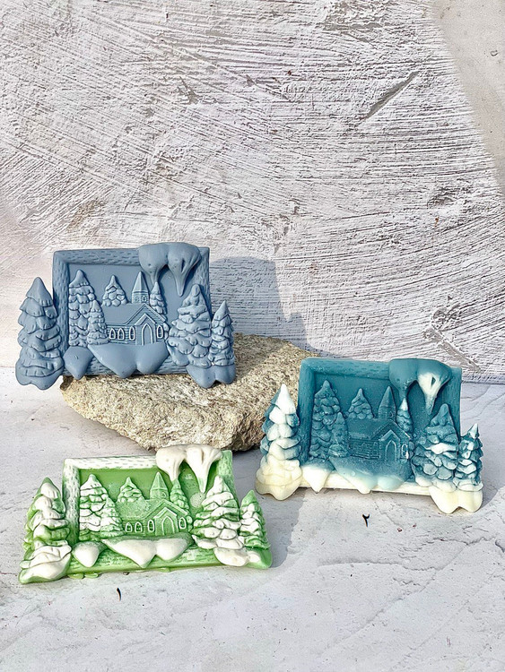 قالب سیلیکونی تابلوی زمستانی