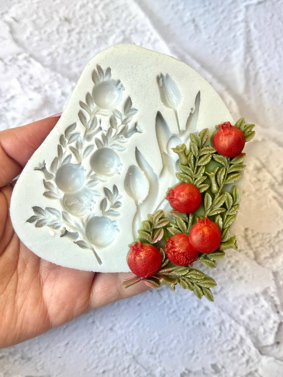 قالب سیلیکونی شاخه انار و لاله