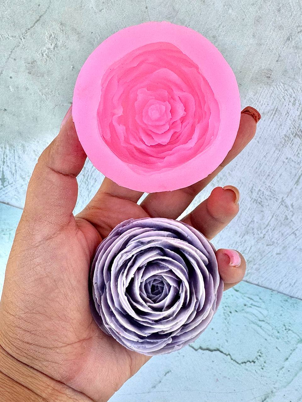 قالب سیلیکونی رز رافل سه بعدی