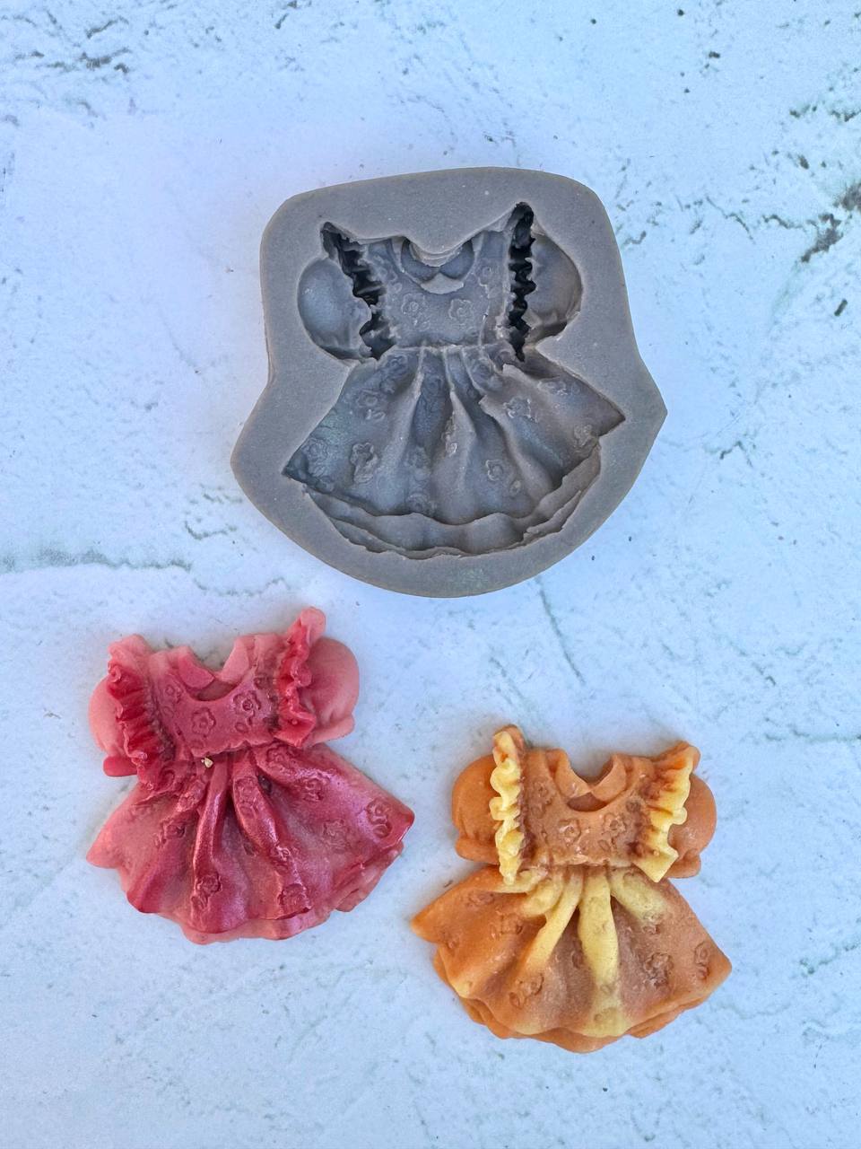 قالب سیلیکونی پیراهن دخترانه