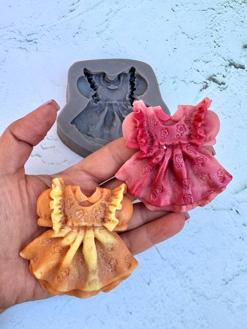 قالب سیلیکونی پیراهن دخترانه