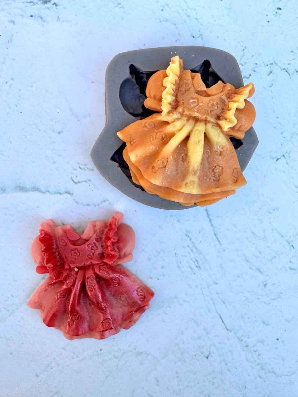 قالب سیلیکونی پیراهن دخترانه