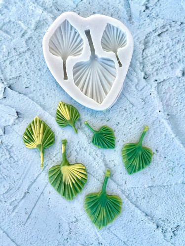 قالب سیلیکونی سه برگ پالم