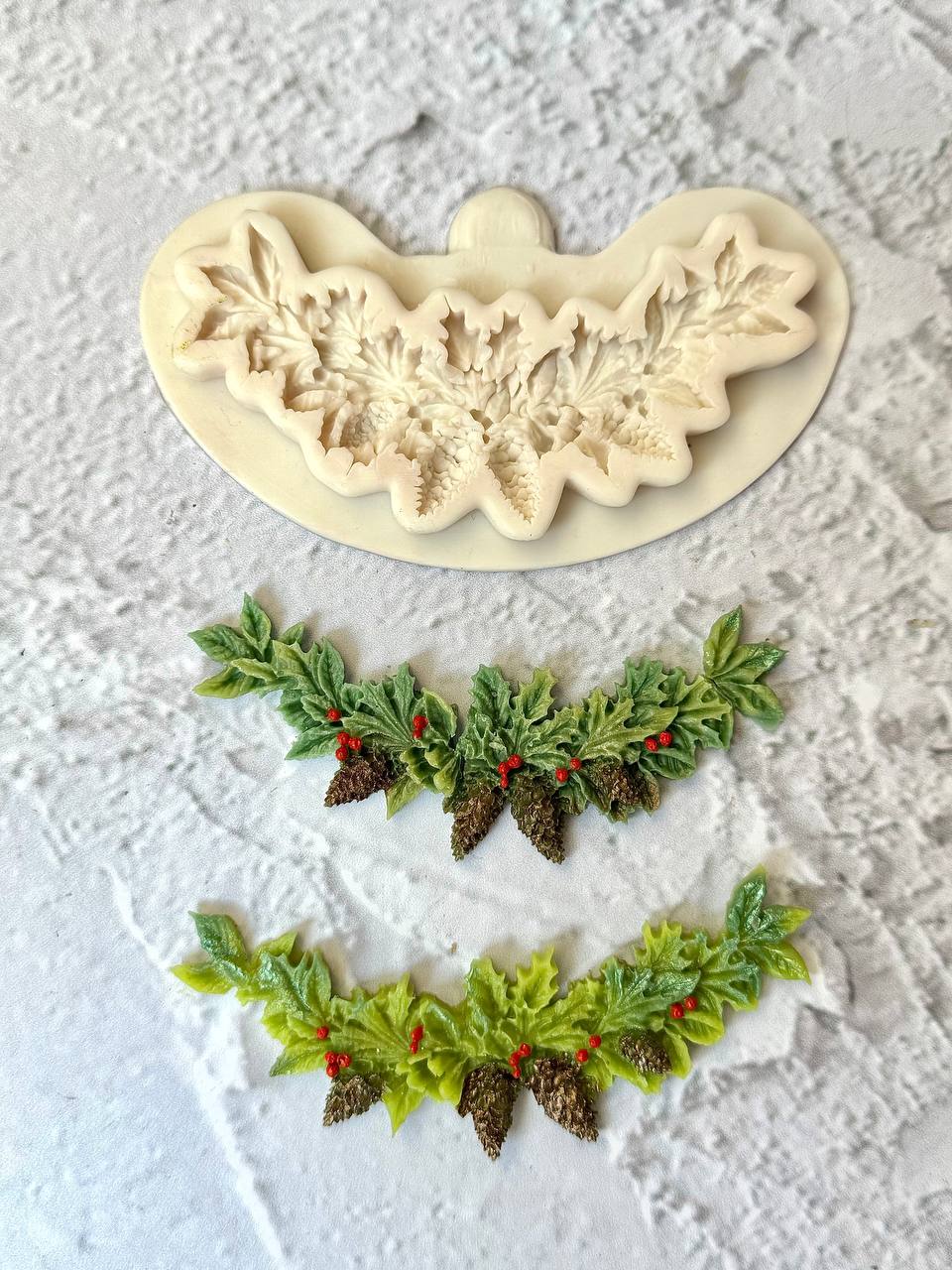 قالب سیلیکونی ریسه کریسمس