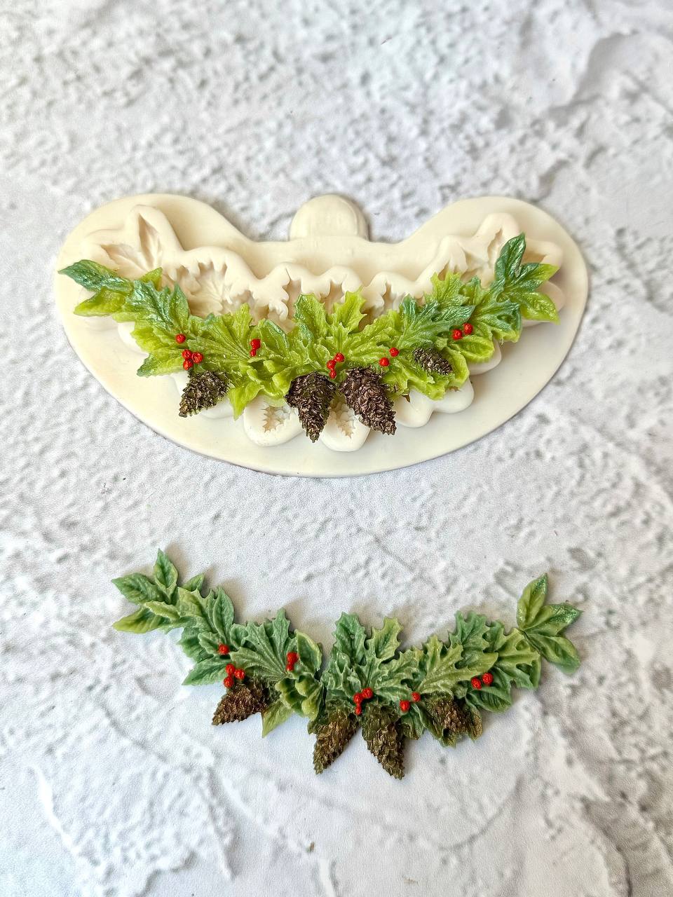 قالب سیلیکونی ریسه کریسمس