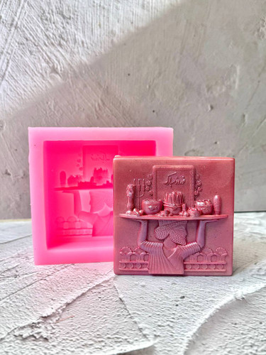 قالب سیلیکونی کتیبه نوروز طرح هخامنش