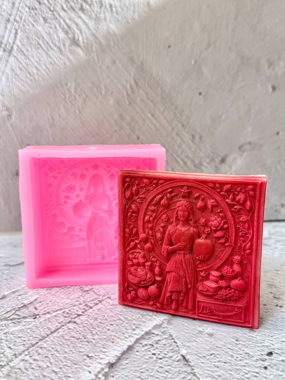 قالب سیلیکونی کتیبه دختر یلدایی