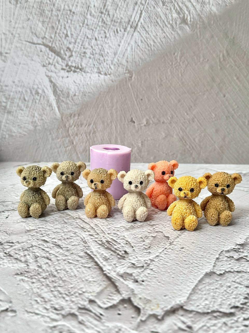 قالب سیلیکونی تدی نشسته کوچک