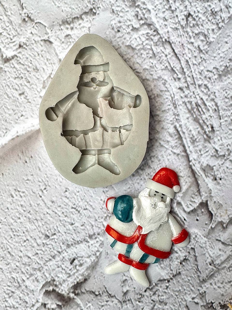 قالب سیلیکونی بابانوئل توپ به دست