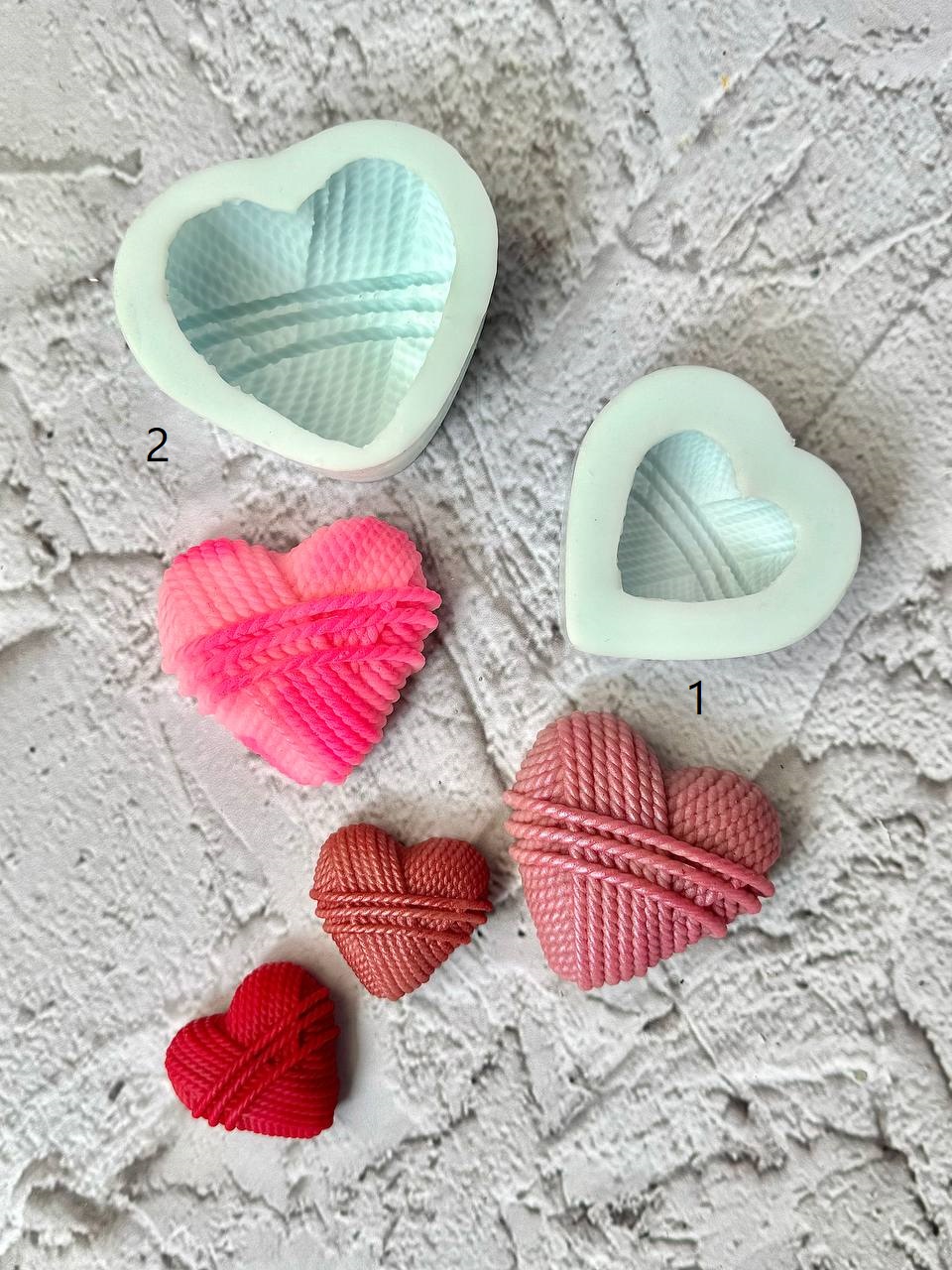 قالب سیلیکونی قلب بافت