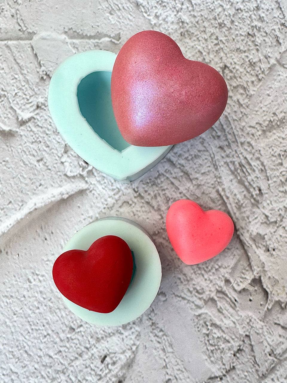 قلب سیلیکونی قلب سه بعدی تپل