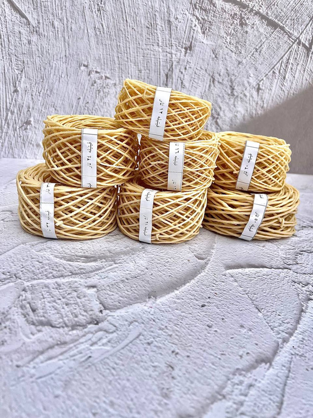 فیتیله موم عسل خورده 25 متری مناسی شمع سازی