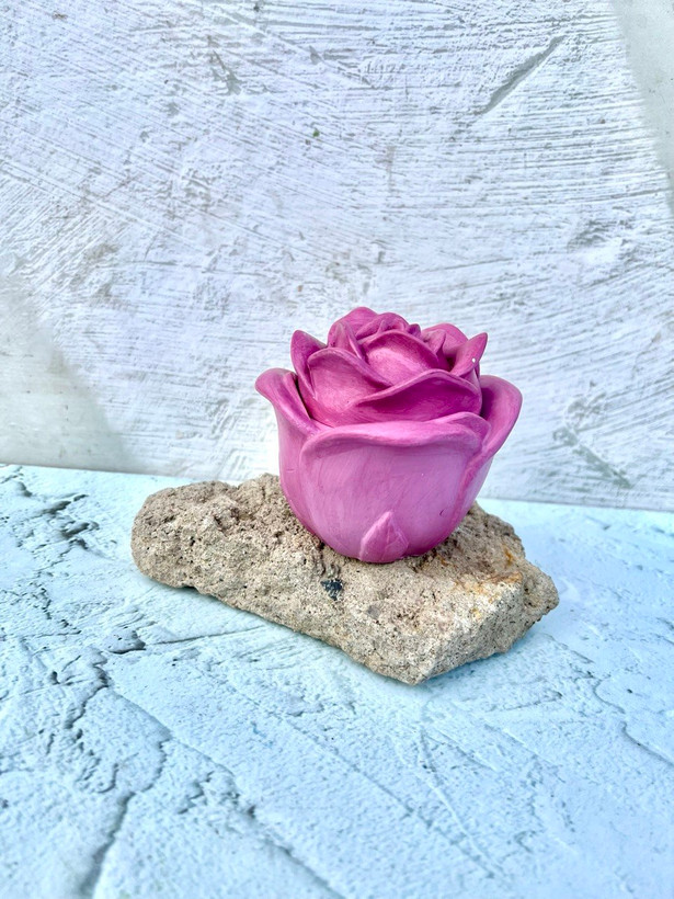 قالب سیلیکونی شات گل رز با درب ( 2تکه)