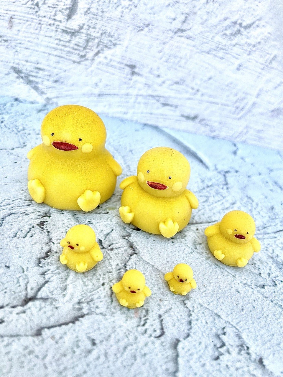 قالب سیلیکونی اردک نشسته 3 بعدی