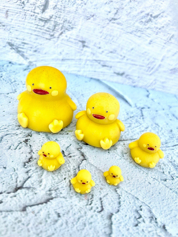 قالب سیلیکونی اردک نشسته 3 بعدی